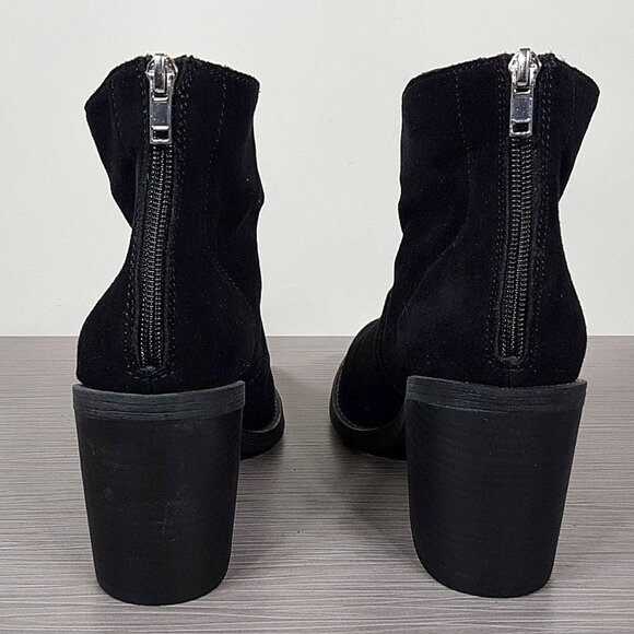Steve Madden Shrines Bootie, Black Suede, Womens Size 9.5 M - Picture 5 of 9